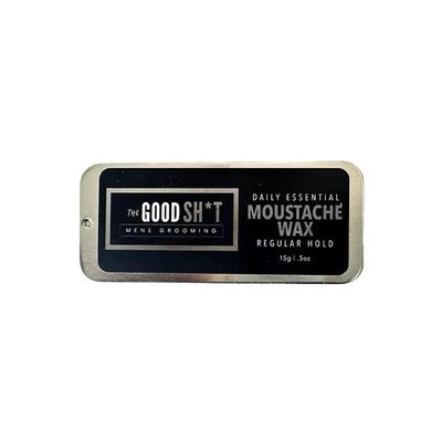 The Good Sh*t Mens Grooming Moustache Wax (6.9 Oz, Regular Hold)