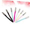 IWOWHERO Stainless Steel Eyebrow Trimmer 10pcs Set Eyebrow Razor for Women Compact Makeup Tool Easy to Use Clean Random Color view 2