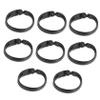 IWOWHERO 8pcs Hair Curler Tool Diy Kit Braid Accessories Ponytail Holders Donut Hair for Wedding Party view 1