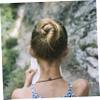 IWOWHERO 8pcs Hair Curler Tool Diy Kit Braid Accessories Ponytail Holders Donut Hair for Wedding Party view 4