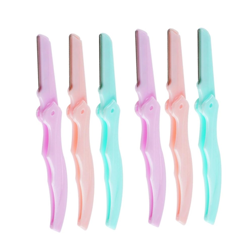 OHPHCALL 2bag Folding Eyebrow Shaping Tool Eyebrow Razor for Women Lightweight and Easy to Use Grooming Kit for Travel and Facial Hair Removal