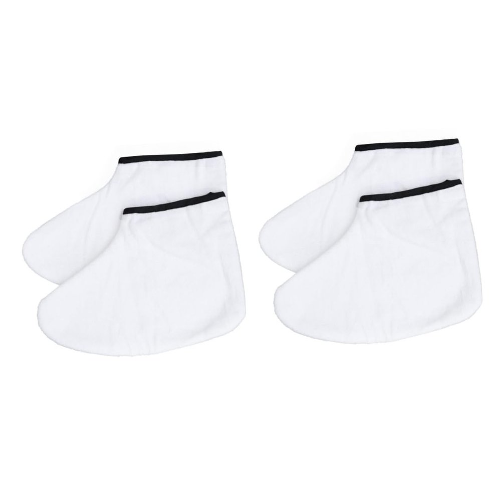 Didiseaon 1pair Foot Moisturizer Socks Heat Therapy Insulated Wax Foot Cover for Spa Home