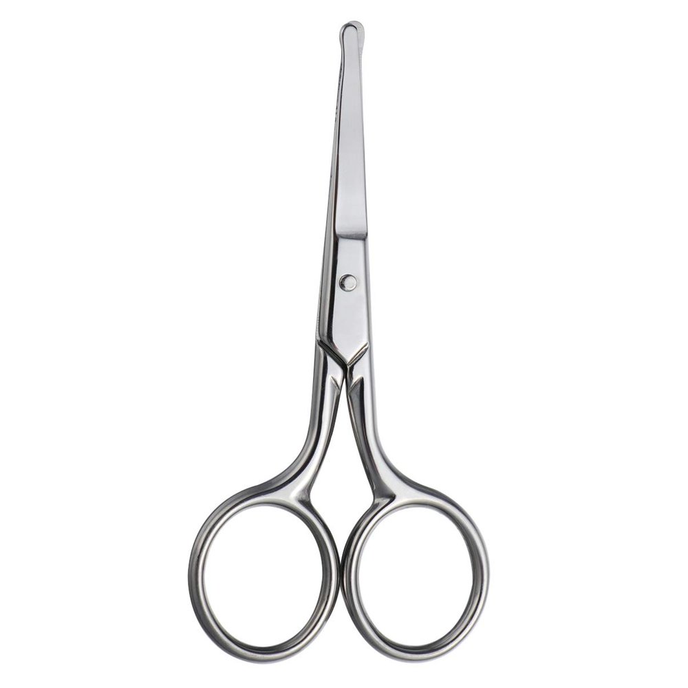 BIUDECO Men Hair Trimmer for Eyebrows Round Tip Scissor Precision Eyebrow Razor Nose Hair Scissors Scissors