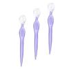 IWOWHERO 3pcs Stainless Steel Eyebrow Grooming Kit for Women Brow Razor Facial Blade Beauty Makeup Tools Portable Eyebrow Trimmers view 1