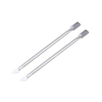IWOWHERO 2pcs Professional Nail Cuticle Remover Spoon Pusher for Manicure Pedicure