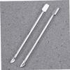 IWOWHERO 2pcs Professional Nail Cuticle Remover Spoon Pusher for Manicure Pedicure view 2