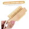 BIUDECO 2pcs Ergonomic Handle Nail Cleaner Brush for Fingernails Portable Easy to Use view 2