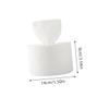 BIUDECO 2rolls Cotton Cleansing Wipes Dual Use Dry Wet Face Towels for Travel Makeup Removal Safe for Per view 2