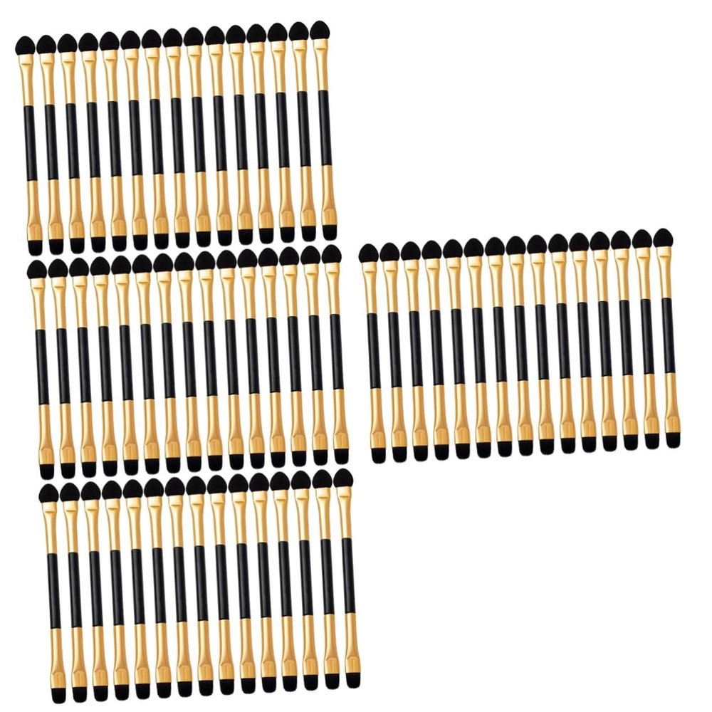 SOESFOUFU 60pcs Double-sided Eyeshadow Applicators Lightweight Makeup Brushes for Easy Application Personal and
