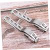 BIUDECO 4pcs Ingrown Nail Clippers Thick Toenail Clippers Fingernail Clipper Manicure Tool Nail Trimmer Pedicure Accessories s Stainless Steel view 4