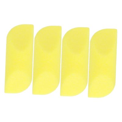 ASAKKURA 4pcs Ergonomic Foot Skin Remover Double-Sided Pedicure Tool for Exfoliating Calluses and Dead Skin Pu Material Comfortable Grip for Smooth Feet