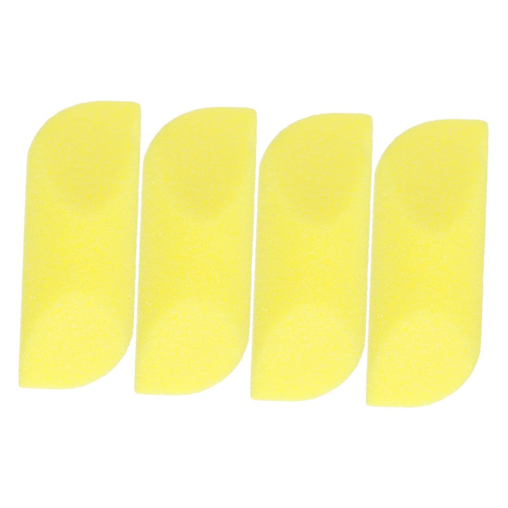 ASAKKURA 4pcs Ergonomic Foot Skin Remover Double-Sided Pedicure Tool for Exfoliating Calluses and Dead Skin Pu Material Comfortable Grip for Smooth Feet