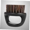 IWOWHERO Men's Beard Brush Stiff Boar Bristles for Grooming and Styling Ergonomic Design for Easy Use at Portable Hair Sweep Brush for Beard Care view 3
