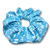 Enchanted Scrunch Christmas Oversized Scrunchies for Women, Unbreakable Giant Scrunchies, Thick Hair Ponytail Holder, Girls Winter Hair Accessory (Beige Gingerbread Man) view 1