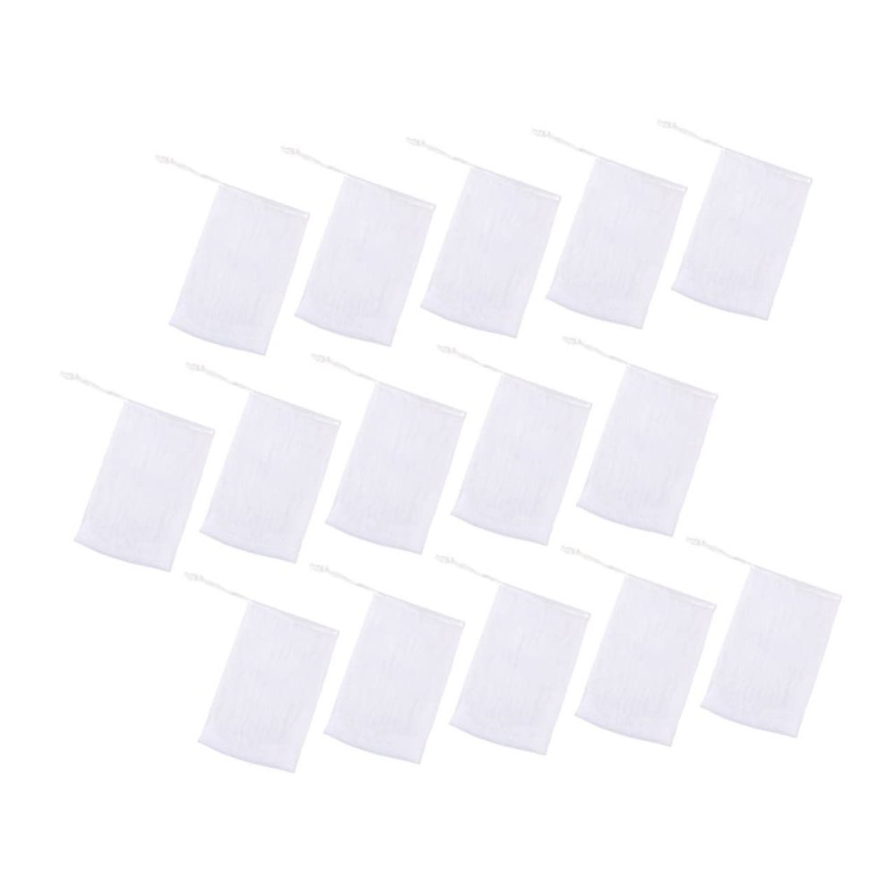 BIUDECO 50pcs Soap Foaming Net Multi-purpose Mesh Pouch for Shower and Face Washing Quick Drying Exfoliating Bag for Handmade Soaps and Cosmetics Storage