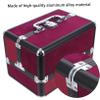 PLAFOPE Makeup Storage Bag Double-opening Cosmetic Pouch Toiletry Bag for Women view 4