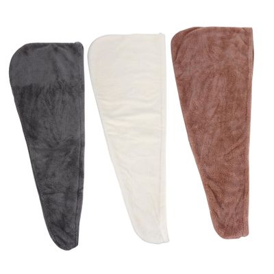 BIUDECO 3pcs Hair Dry Wraps Set Absorbent Hair Drying Cap Towel Super Absorbent Women