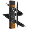 Pinkiou Microblading Eyebrow Pen, 2-In-1 Waterproof Eyebrow Pen, Dual-Ended Eyebrow Pen with 4-Fork-Tips and Precision Brush, Eyebrow Pen for Natural Hair-Like Brows,Long Lasting,Black view 1