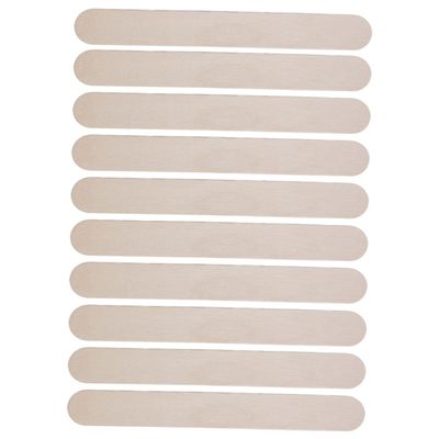 IWOWHERO Wax Hair Removal Stick Kit 10pcs Wooden Applicators Easy Wax Application
