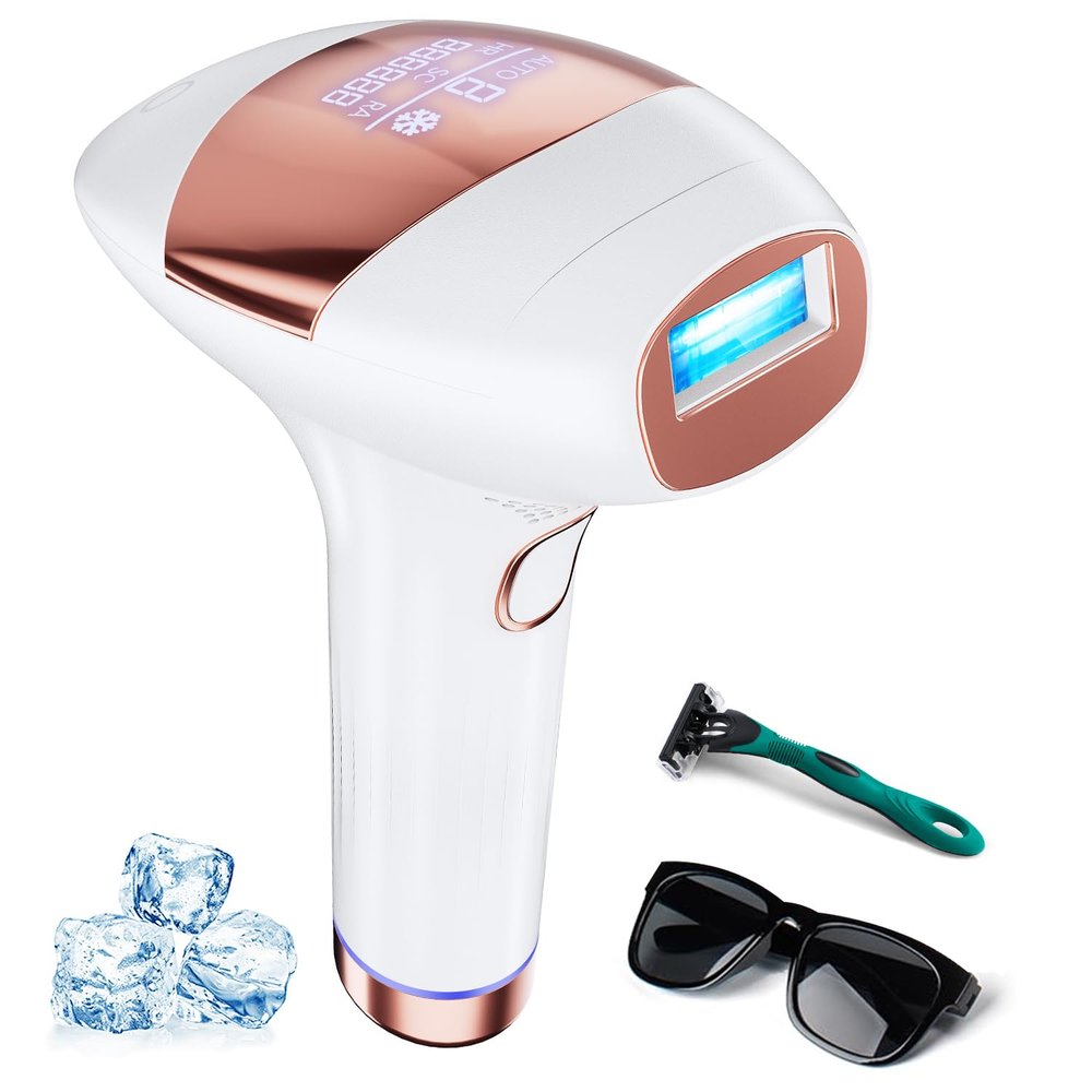 Xsoul IPL Laser Hair Removal with Cooling, Long-Lasting Hair Remover for Women & Men, At-Home Hair Removal for Face, Bikini, Arm, Armpits, Legs