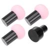 VINTORKY 3pcs Mushroom Makeup Sponge Seal Shape Makeup Puff Handle Wet Dry Powder Puff for Foundation Concealer Blush Easy Cleaning Feature Random Color view 1