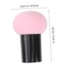 VINTORKY 3pcs Mushroom Makeup Sponge Seal Shape Makeup Puff Handle Wet Dry Powder Puff for Foundation Concealer Blush Easy Cleaning Feature Random Color view 2