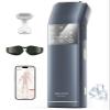 Dual Lights 100W, Quadruple-Pulse IPL Laser Hair Removal, Comfort 16.6 cm Sapphire Ice-Cooling 35F, PHR Mode for Stubborn Hair, Effective, Hair Removal Device for Women and Men (Blue Grey) view 1