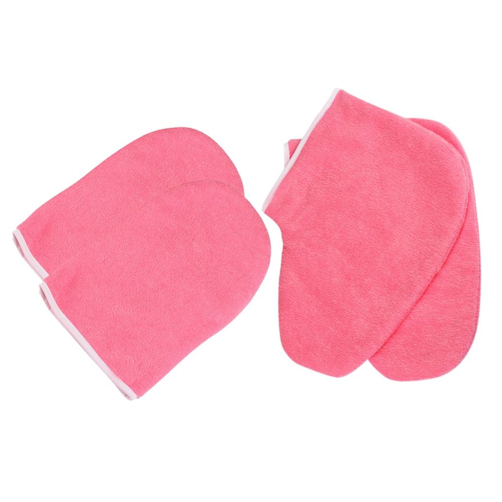 Didiseaon Paraffin Therapy Foot Glove Care Set Wax Cover for Pedicure Spa Home Use
