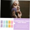 IWOWHERO 120pcs Facial Cleansing Pads of Face Skin Cleaning Puff Makeup Remover Random Color view 2