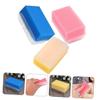 PLAFOPE 3pcs Sensory Integration Training Brushes Soft Sponge Bath Brushes for Newborns for Skin Care Yellow view 3