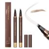 2 Pack Eyebrow Pen, Waterproof Microblading Eyebrow Pencil, 4 Tip Precise Eye Brow Makeup Pen for Women to Effortlessly Create Hair Like Natural Brows, Non Dry Out and Last All Day (Light Brown) view 1