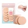 12-Piece Round Makeup Sponge Set  Skin Tone Soft Foam Powder Puffs for Flawless Foundation, Blending, and Cleansing, Easy to Use view 2