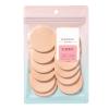 12-Piece Round Makeup Sponge Set  Skin Tone Soft Foam Powder Puffs for Flawless Foundation, Blending, and Cleansing, Easy to Use view 4