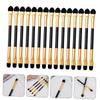 HAPINARY 60pcs Double-ended Eyeshadow Applicators Soft Sponge Tips for Easy Blending Application for Personal Use Professional Makeup Artists view 3