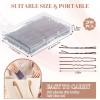 200Pcs Hair Pins Kit,Bobby Pins and U Shaped Hair Pins Bun Pins Gifts for Women Girls with Storage Box Wedding Hairstyles (Brown,2Inch) view 2