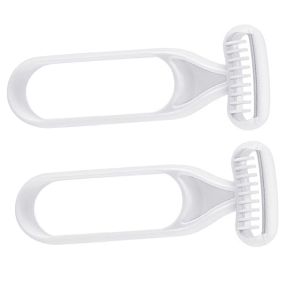 VINTORKY Hair Remover for Women 2pcs Grey Hair Shaver Leg Armpit Shavers Precision Cut Easy to Care Tool