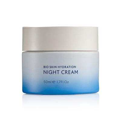 SEACRET Minerals Bio Skin Hydrating Night Cream, with Aloe, Niacinamide, Jojoba, Argan Oil, and Dead Sea Minerals, Deeply Moisturizing, assist in Anti-Aging, and Skin-Conditioning, 1.7 Fl Oz / 50ml