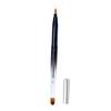BIUDECO Retractable Lip Brush Flexible Lipstick and Lip Gloss Applicator with Metal Shell Portable Dual-ended Design for Effortless Makeup Application for Home and Professional Use Black view 1