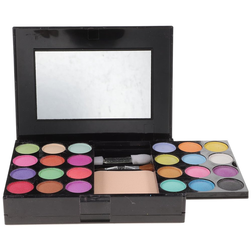 BIUDECO 24 Color Eyeshadow Palette Makeup Set 4 Lip Glosses 3 Blushes 2 Pressed Powders for Professional and Everyday Use
