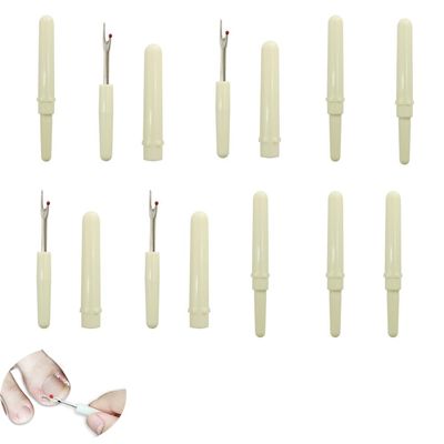 DeaHea 10 Pack Ingrown Toenail Lifter Precision Ingrown Toenail Removal Kit Nail Cleaner Pedicure Tools for Ingrown Toenail Corrector Set Ingrown Toenail Treatment Toenails Straightener Strips