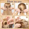 400 Pcs Bobby Pins Set, 2 Inch Hair Pins for Women Girls and U-Shaped Pins for Buns, 5 Colors Brown Blonde Black Styling Pins With Storage Box view 4