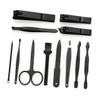 Mikinona 1set Professional Nail Tool Kit for Manicure and Pedicure Nail Clippers and File Set Navy Tools for Home Use and Travel view 1
