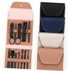 Mikinona 1set Professional Nail Tool Kit for Manicure and Pedicure Nail Clippers and File Set Navy Tools for Home Use and Travel view 2