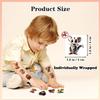102 PCS Individually Wrapped Cute Animals Temporary Tattoo for kids - Animals Temporary for Girls Boy Body Arm Shoulder Cute Tattoos Stickers, Birthday Party Supplies Gifts for Kids view 3
