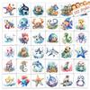 102 PCS Individually Wrapped Ocean Animals Temporary Tattoo for kids - Cute Sea Creature Temporary for Girls Boy Body Arm Shoulder Cute Tattoos Stickers, Birthday Party Supplies Gifts for Kids view 1