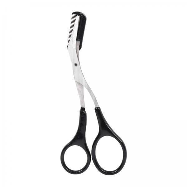 FashionCha Eyebrow Grooming Kit with Comb and Scissors - 4 Pieces, 3 Pcs