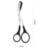 FashionCha Eyebrow Grooming Kit with Comb and Scissors - 4 Pieces, 3 Pcs view 4