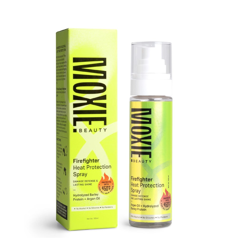 MOXIE BEAUTY Firefighter Heat Protection Spray Damage Defense & Lasting Shine100 ml (Pack of 1) Off White