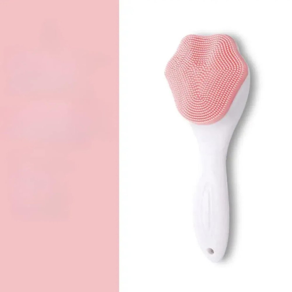 Cat's Claw Silicone face Brush to Clean pores, Cleansing Brush, Long Handle Makeup Remover Brush