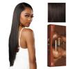 Sensationnel Bare Lace Fulllace Wig - Unit 1 Human Hair Blend All Lacefrontal Glueless Synthetic 180 Degree Preplucked Hairline (2 DARKBROWN) view 1